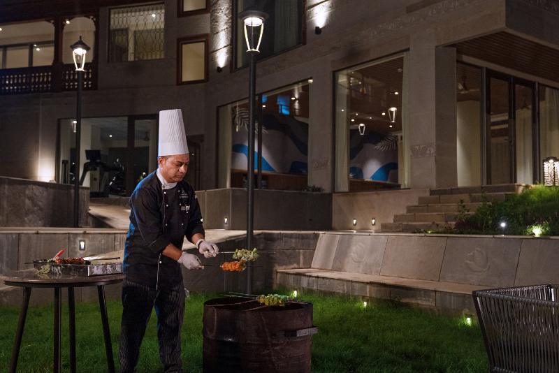 Wellness Dinner Food at Luxury Wellness Resorts in India